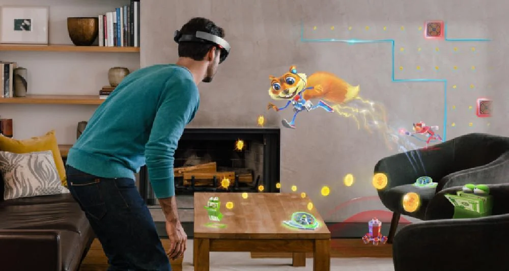 Augmented reality objects in a living space